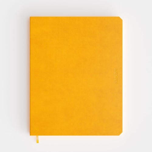 Notitieboek de KEMPEN Independent 171x220mm blanco 192 pag 90gr geel