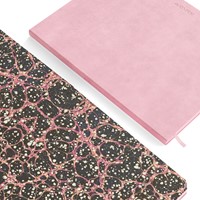 Notitieboek de KEMPEN Brut 171x220mm blanco 192 pagina's 90gr roze-2