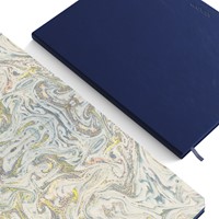 Notitieboek de KEMPEN Silence 110x160mm blanco 160 pagina's 90gr donkerblauw-2