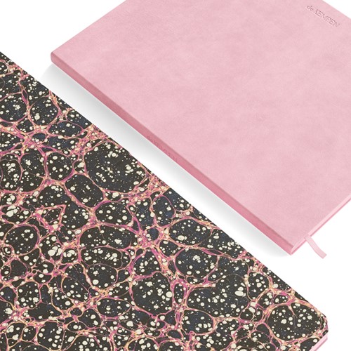 Notitieboek de KEMPEN Brut 110x160mm blanco 160 pagina's 90gr roze-2