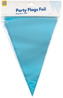 Party Flag Foil Baby Blue-2