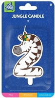 Jungle candle 2 Zebra-2
