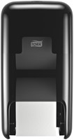 Toiletpapierdispenser Tork T7 Elevation OptiServe Coreless medium verticaal duo zwart 558042