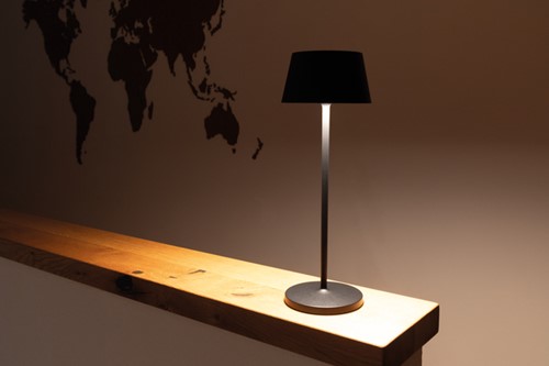 Tafellamp MAUL Nina LED oplaadbaar dimbaar antraciet-3