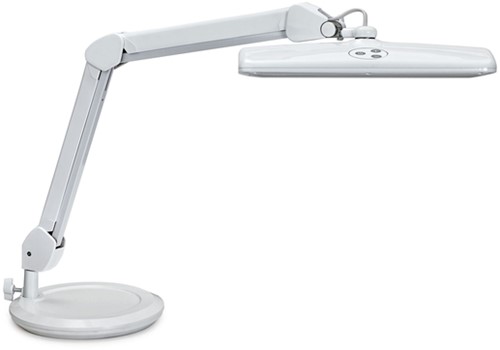 Werkpleklamp MAUL Intro LED dimbaar op voet wit-2