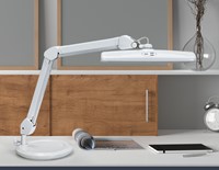 Werkpleklamp MAUL Intro LED dimbaar op voet wit-3