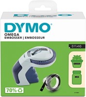 Lettertang Dymo Omega embossing blauw-2