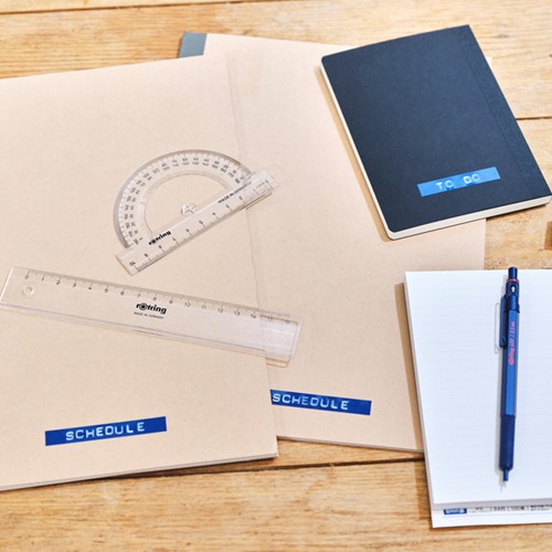 Lettertang Dymo Omega embossing blauw-3