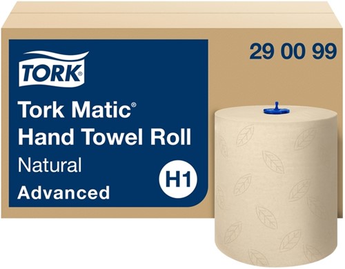 Handdoekrol Tork H1 Matic Advanced 2-laags 150m naturel 290099