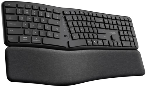 Toetsenbord Trust Keyra Ergo Multi draadloos-2