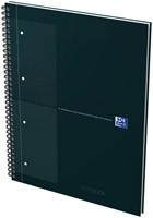 Spiraalblok Oxford International Notebook A4+ ruit 5X5mm zwart-2