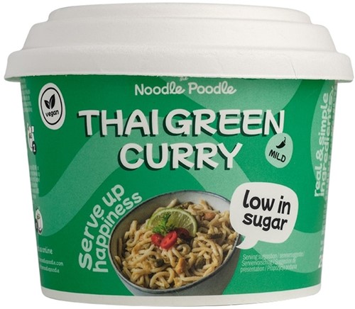 Noodles The Noodle Poodle Thai green curry bak 250 gram