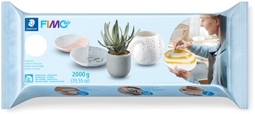 Boetseerklei Fimo Air 2000gram wit