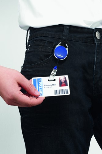 Afrolmechanisme Durable Style met drukknopsluiting blauw 10 stuks-2