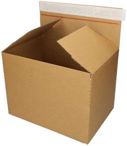 Quickbox IEZZY verstelbare hoogte 304x216x130-220mm B-golf bruin 10 stuks-2