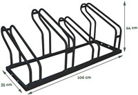 Fietsenrek BRASQ  4 fietsen BS400 zwart-2