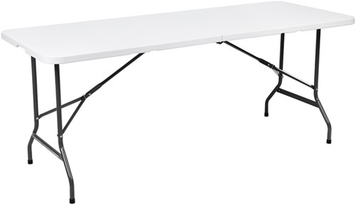 Vouwtafel BRASQ 180x70x74cm FT180 wit