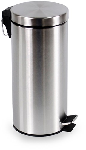 Pedaalemmer BRASQ 30 liter rvs