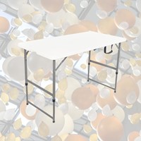 Vouwtafel BRASQ 120x60x74cm FC120 wit-4