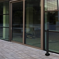 Asbak staand BRASQ AT300 RVS zwart-6