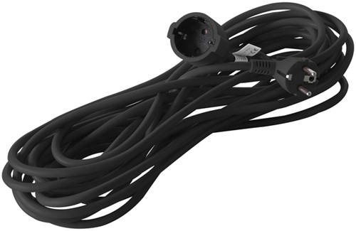 Verlengkabel BRASQ 30m zwart