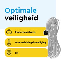 Verlengkabel BRASQ 20m wit-3