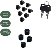 Pakketbrievenbus BRASQ 105x38x24cm PB400 Zwart-3
