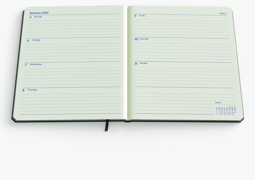 Agenda 2026 de KEMPEN Weekly Planner Large 7dagen/2pagina's assorti-2