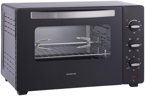 Heteluchtoven Inventum vrijstaand 45 liter zwart-3