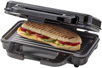 Panini grill Tomado zwart/RVS-1