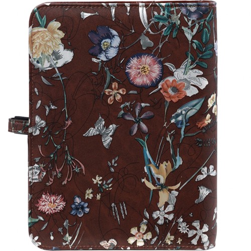 Organizer Kalpa A5 inclusief agenda 2025-2026 7dagen/2pagina's bloemenzee bruin-3