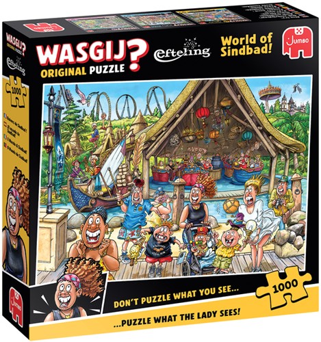 Puzzel Wasgij Efteling Wereld van Sinbad 1000st