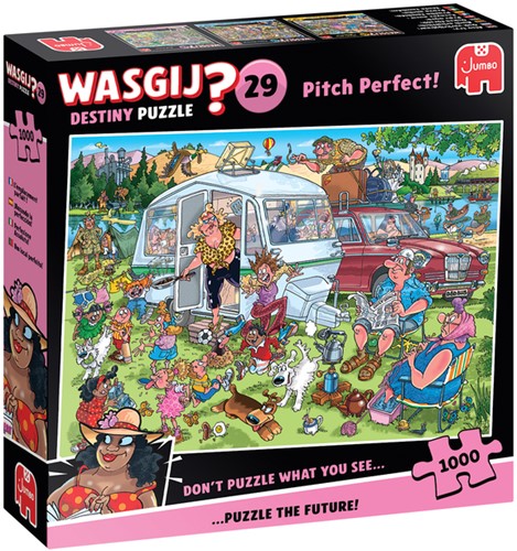 Puzzel Wasgij Destiny 29  Op de Camping!1000st