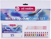 Schilderset Talens Art Creation aquarel à 16-delig blauw