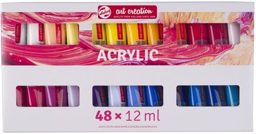 Acrylverf Talens Art Creation assorti 48 tubes à 12ml