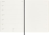 Agenda 2025/2026 Moleskine 18M Planner Weekly 7dagen/1pagina XL sc black-3