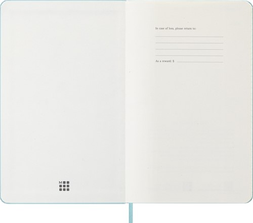 Agenda 2025/2026 Moleskine 18M Planner Weekly 7dagen/1pagina large hc aquamarine-2