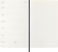 Agenda 2026 Moleskine 12M Planner Weekly 7dagen/1pagina large sc sapphire blue-3
