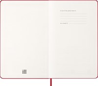 Agenda 2026 Moleskine 12M Planner Weekly 7dagen/1pagina large hc scarlet red-2