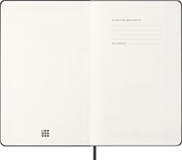 Agenda 2026 Moleskine 12M Planner Weekly 7dagen/2pagina's large hc black-2