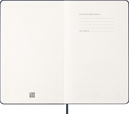 Agenda 2026 Moleskine 12M Planner Weekly 7dagen/1pagina large hc sapphire blue-2