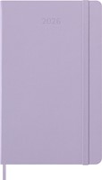 Agenda 2026 Moleskine 12M Planner Daily 1dag/1pagina large hc pastel lilac