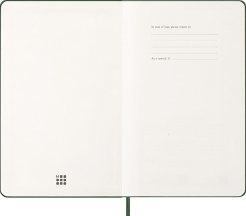 Agenda 2026 Moleskine 12M Planner Weekly 7dagen/1pagina large hc myrtle green-2