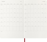 Agenda 2026 Moleskine 12M Planner Weekly 7dagen/1pagina large sc scarlet red-1
