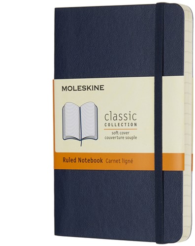 notitieboek A6 Moleskine SC saffier blauw