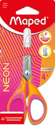 Kinderschaar Maped Neon 13cm assorti-3