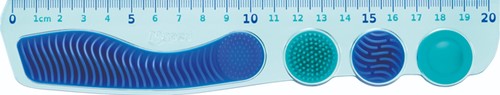 Liniaal Maped Kidy Learn Concentration 20 cm blauw-2
