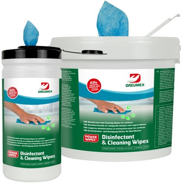Desinfectiedoekjes Dreumex Disinfectant & Cleaning bus 170 stuks blauw-2