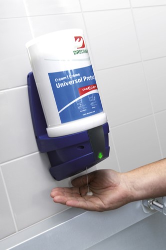 Handcrèmedispenser Dreumex One2clean sensor blauw-3