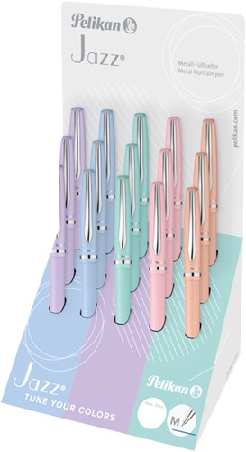 Balpen Pelikan Jazz Pastel K36CD medium assorti